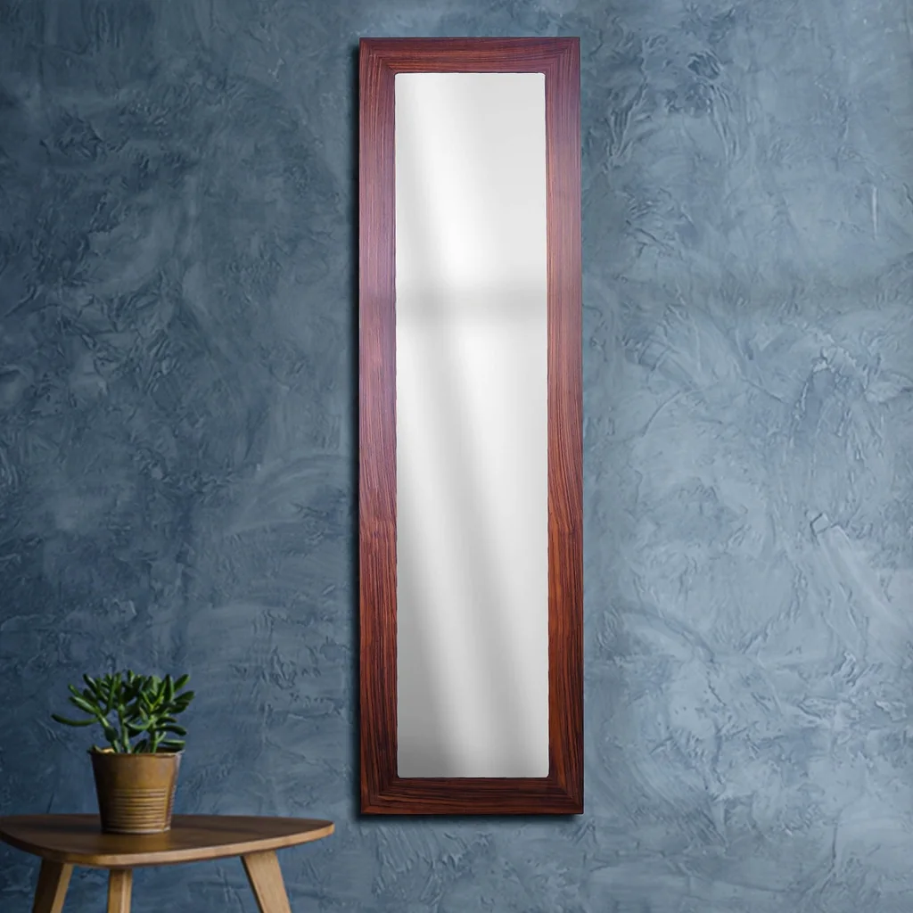 Walnut veneered Mirror Frame with Mirror 84